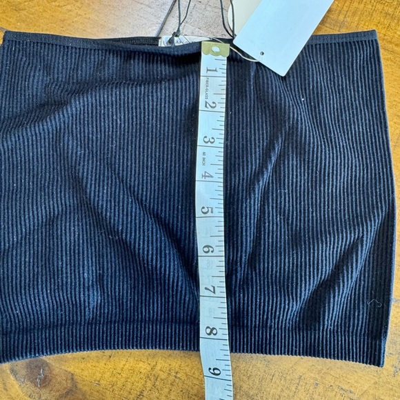 Black ribbed tube top size XS/S NWT - Picture 4 of 4